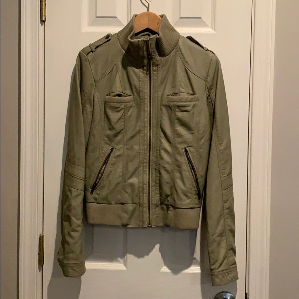 Faux Leather jacket, size M